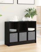 vidaXL Служебен шкаф Черния дъб 735 x 225 x 535 см