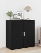 vidaXL Служебен шкаф Черния дъб 79 x 38 x 80 см Инженерна дървесина