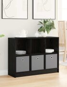 vidaXL Служебен шкаф Черния дъб 885 x 275 x 635 см