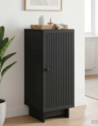 vidaXL Служебен шкаф Черно 33 x 345 x 90 см Инженерна дървесина