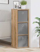 vidaXL Служебен шкаф Дъб 305 x 27 x 845 см