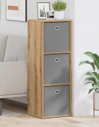vidaXL Служебен шкаф Дъб 35 x 32 x 995 см