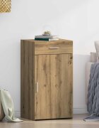 vidaXL Служебен шкаф Дъб 50 x 425 x 93 см