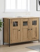 vidaXL Служебен шкаф Дъб артизан 100 x 35 x 70 см Инженерна дървесина