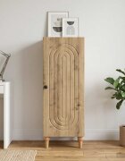 vidaXL Служебен шкаф Дъб артизан 33 x 345 x 90 см Инженерна дървесина