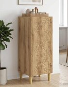 vidaXL Служебен шкаф Дъб артизан 33 x 345 x 90 см Инженерна дървесина