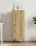 vidaXL Служебен шкаф Дъб артизан 33 x 345 x 90 см Инженерна дървесина