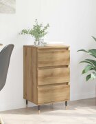 vidaXL Служебен шкаф дъб артизан 35 x 40 x 70 см Инженерна дървесина