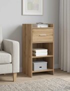 vidaXL Служебен шкаф Дъб артизан 40 x 36 x 80 см Инженерна дървесина