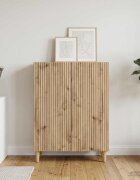 vidaXL Служебен шкаф Дъб артизан 66 x 345 x 90 см Инженерна дървесина