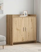vidaXL Служебен шкаф Дъб артизан 72 x 36 x 80 см Инженерна дървесина