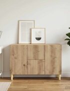 vidaXL Служебен шкаф Дъб артизан 89 x 345 x 60 см Инженерна дървесина