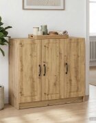 vidaXL Служебен шкаф Дъб артизан 89 x 345 x 77 см Инженерна дървесина