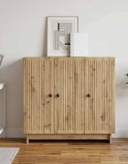 vidaXL Служебен шкаф Дъб артизан 89 x 345 x 80 см Инженерна дървесина