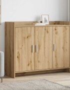 vidaXL Служебен шкаф Дъб артизан 985 x 33 x 80 см Инженерна дървесина