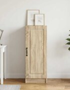 vidaXL Служебен шкаф Дъб сонома 33 x 345 x 87 см Инженерна дървесина
