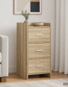 vidaXL Служебен шкаф Дъб сонома 40 x 36 x 80 см Инженерна дървесина