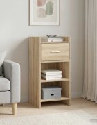 vidaXL Служебен шкаф Дъб сонома 40 x 36 x 80 см Инженерна дървесина