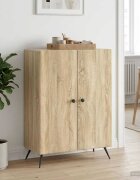 vidaXL Служебен шкаф Дъб сонома 66 x 345 x 90 см Инженерна дървесина