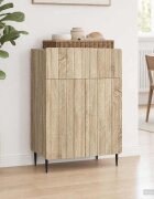 vidaXL Служебен шкаф Дъб сонома 66 x 345 x 92 см Инженерна дървесина