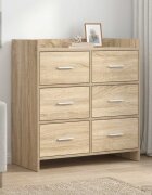 vidaXL Служебен шкаф Дъб сонома 75 x 33 x 80 см Инженерна дървесина