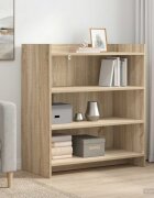 vidaXL Служебен шкаф Дъб сонома 75 x 36 x 80 см Инженерна дървесина