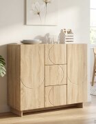 vidaXL Служебен шкаф Дъб сонома 85.5 x 31 x 75 см Инженерна дървесина