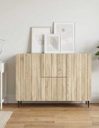 vidaXL Служебен шкаф Дъб сонома 89 x 345 x 62 см Инженерна дървесина