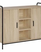 vidaXL Служебен шкаф Дъб сонома 97 x 33 x 81 см Инженерна дървесина