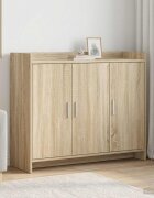 vidaXL Служебен шкаф Дъб сонома 985 x 33 x 80 см Инженерна дървесина