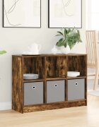 vidaXL Служебен шкаф Димян дъб 885 x 275 x 635 см