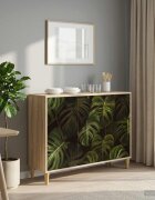 vidaXL Служебен шкаф ELBURG Сонома 102 x 33 x 75 см