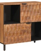 vidaXL Служебен шкаф Финал на кафяво акацие 80 x 33 x 75 см