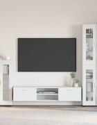 vidaXL Служебен шкаф FLORIN 555 x 29 x 100 см Бяло