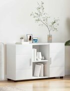 vidaXL Служебен шкаф FLORIN 885 x 305 x 555 см Бяло