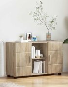 vidaXL Служебен шкаф FLORIN 885 x 305 x 555 см Сонома дъб