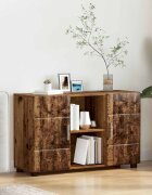 vidaXL Служебен шкаф FLORIN 885 x 305 x 555 см Старо дърво