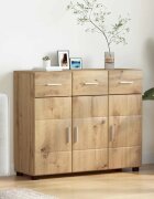 vidaXL Служебен шкаф FLORIN 885 x 305 x 73 см Дъб