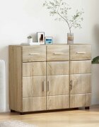 vidaXL Служебен шкаф FLORIN 885 x 305 x 73 см Сонома дъб