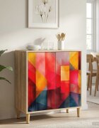 vidaXL Служебен шкаф HEESCH Сонома 69 x 33 x 75 см Инженерна дървесина