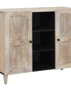 vidaXL Служебен шкаф Избелено бяло 90 x 33 x 75 см