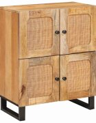 vidaXL Служебен шкаф Кафяво 60 x 33 x 75 cm Солидно мангово дърво