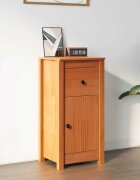 vidaXL Служебен шкаф Кафяво с восъчно покритие 39 x 345 x 80 см
