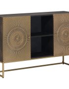 vidaXL Служебен шкаф Месинг 105 x 30 x 70 см