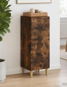 vidaXL Служебен шкаф Опушен дъб 33 x 345 x 90 см Инженерна дървесина