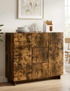 vidaXL Служебен шкаф Опушен дъб 85.5 x 31 x 75 см Инженерна дървесина