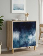 vidaXL Служебен шкаф RAALTE Сонома 69 x 33 x 75 см Инженерна дървесина