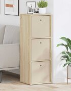 vidaXL Служебен шкаф с чекмедже Сонома дъб 35 x 32 x 995 см