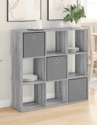 vidaXL Служебен шкаф Сив Сонома 102 x 31 x 995 см
