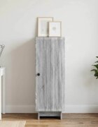 vidaXL Служебен шкаф Сив Сонома 33 x 345 x 90 см Инженерна дървесина